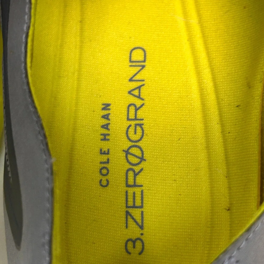 Cole Haan 3Zerogrand Fuse Oxford Wingtip Mens 10.5‎ Gray Neon Shoes C28402